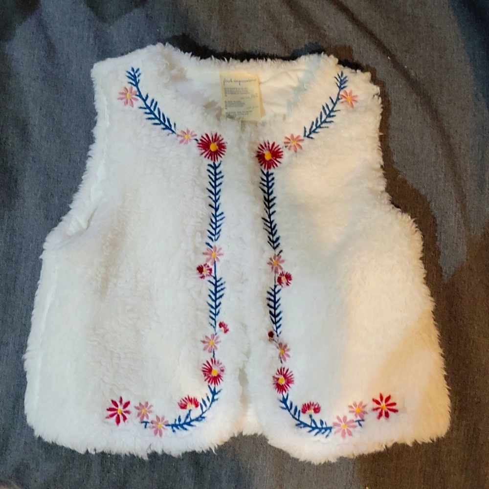 Faux fur vest for toddlers